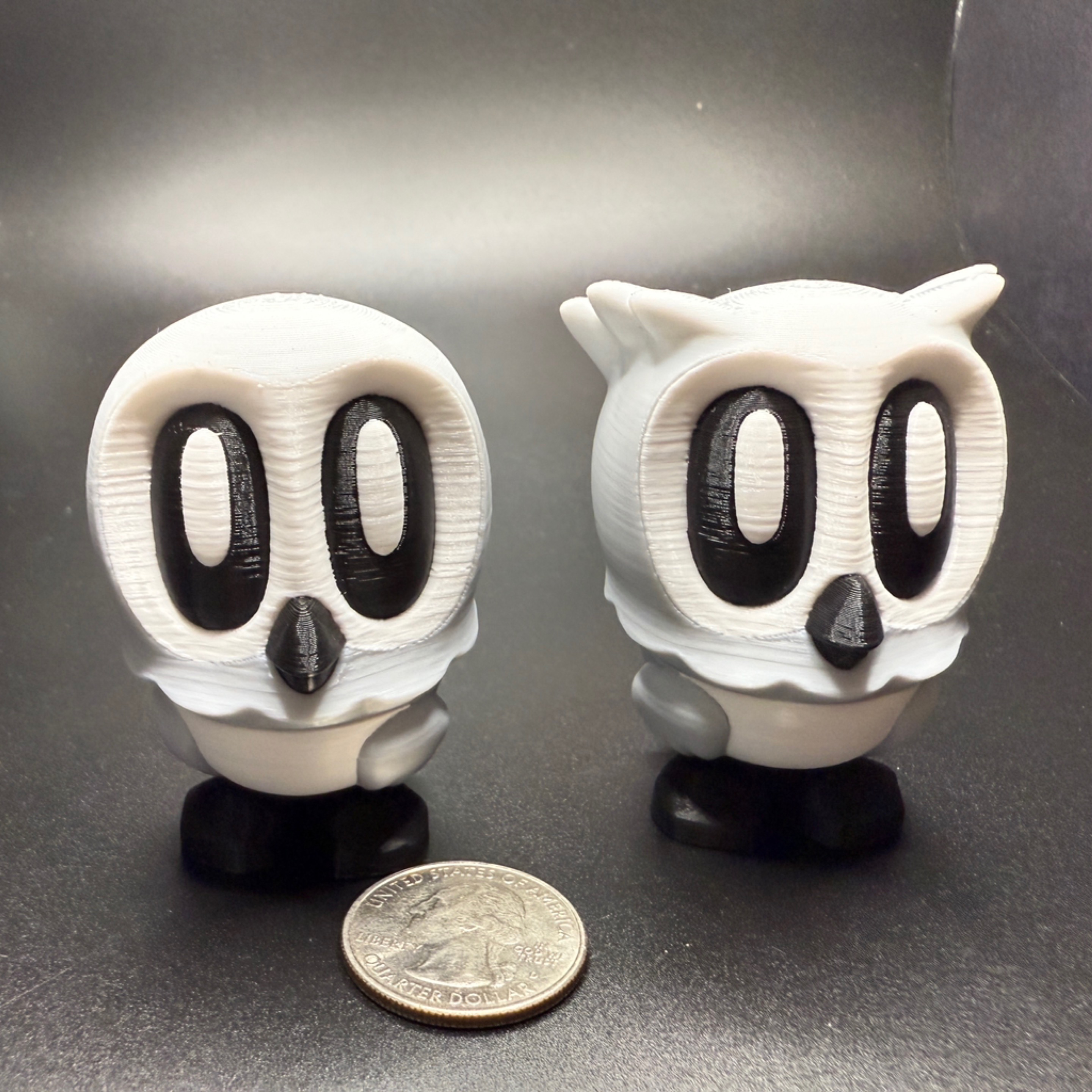 Owl standing