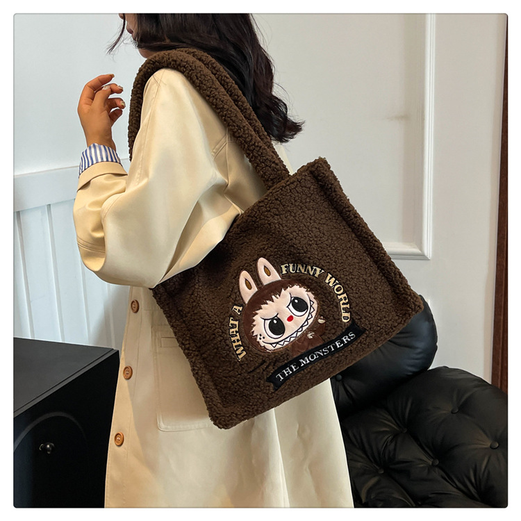 Labubu Plush Tote Bag