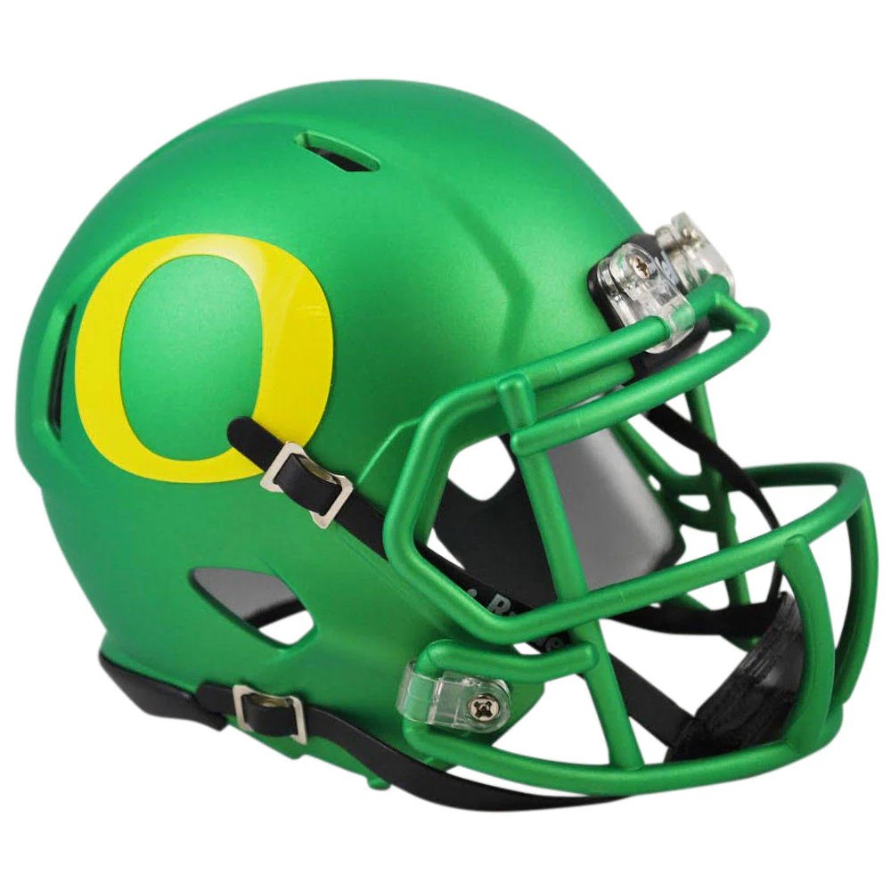 Oregon Ducks Apple Green Riddell Speed Mini Helmet