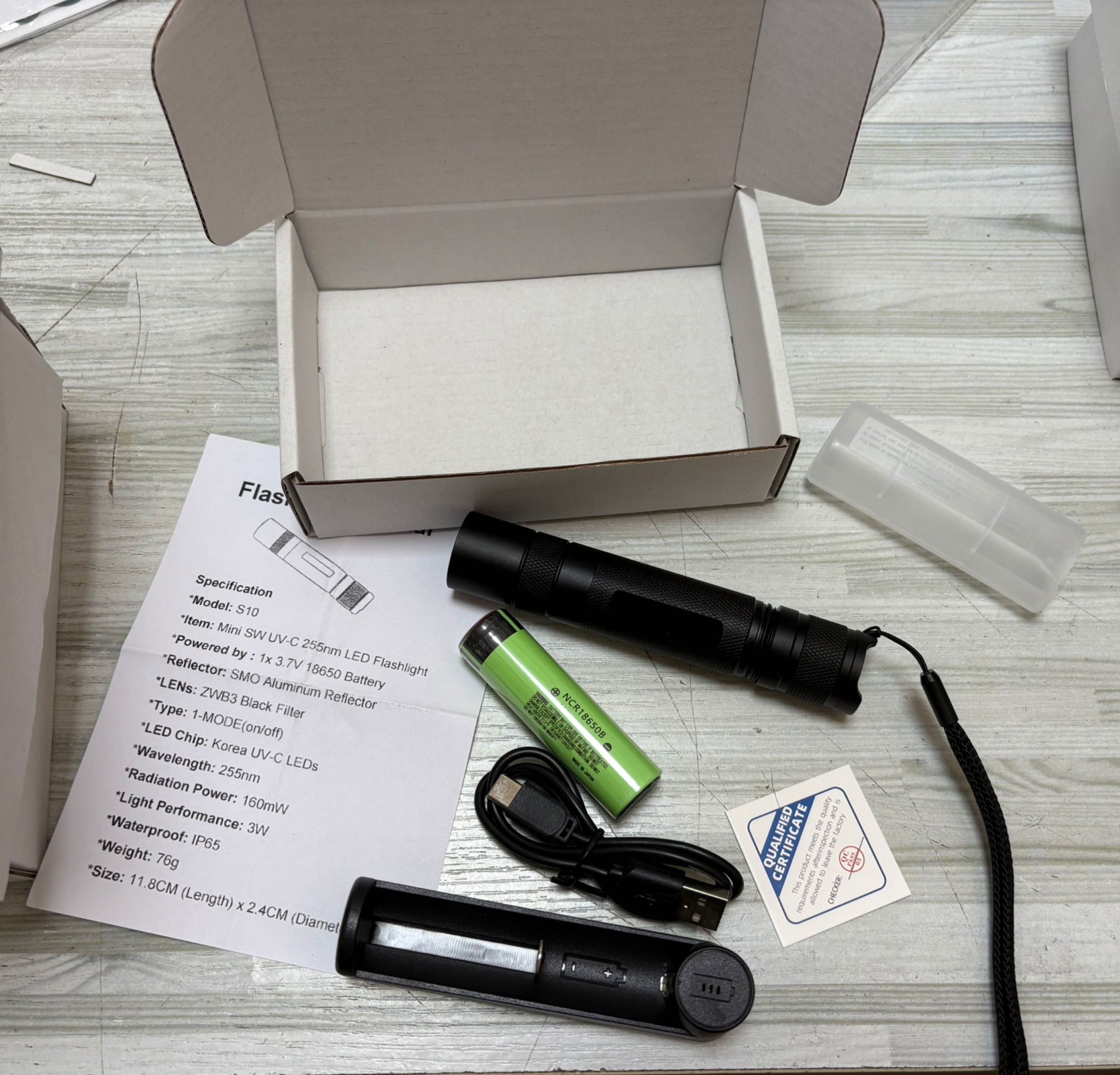 Short Wave UV Torch & Kit