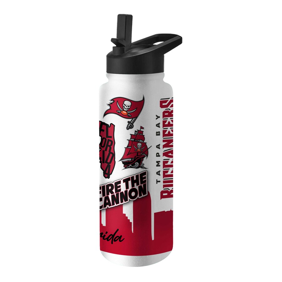 Tampa Bay Buccaneers Native Quencher Stainless Steel Bottle 34oz