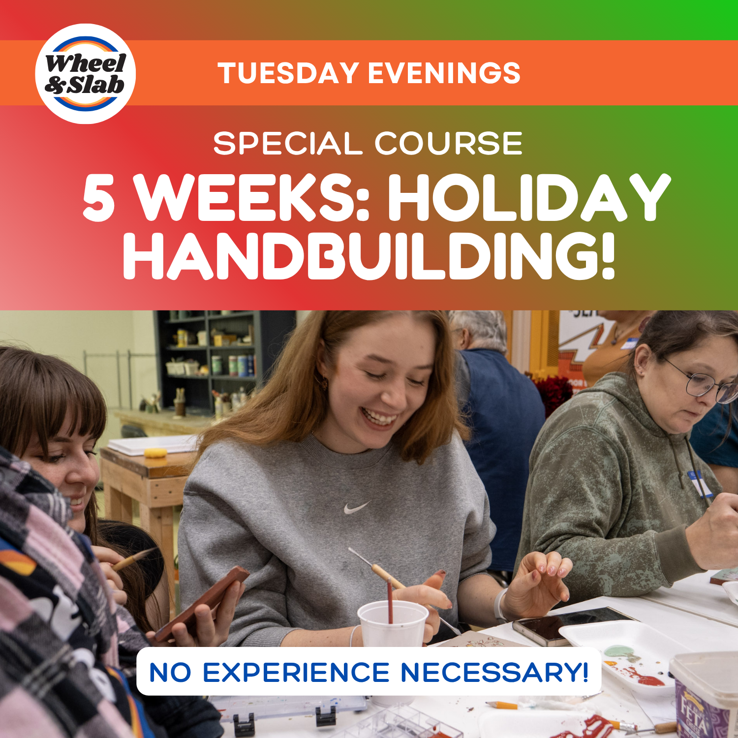 Holiday Handbuilding - Special Course - 5 Weeks