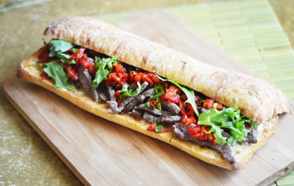 Pepper Steak Sandwiches