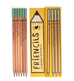 USTUDIO Design Pencil Set, Burger