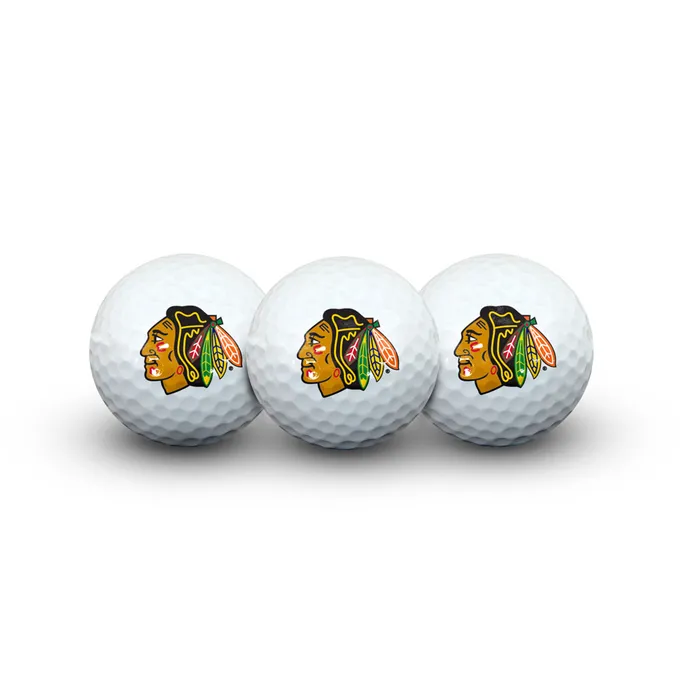 Chicago Blackhawks Golf Balls 3 Pack