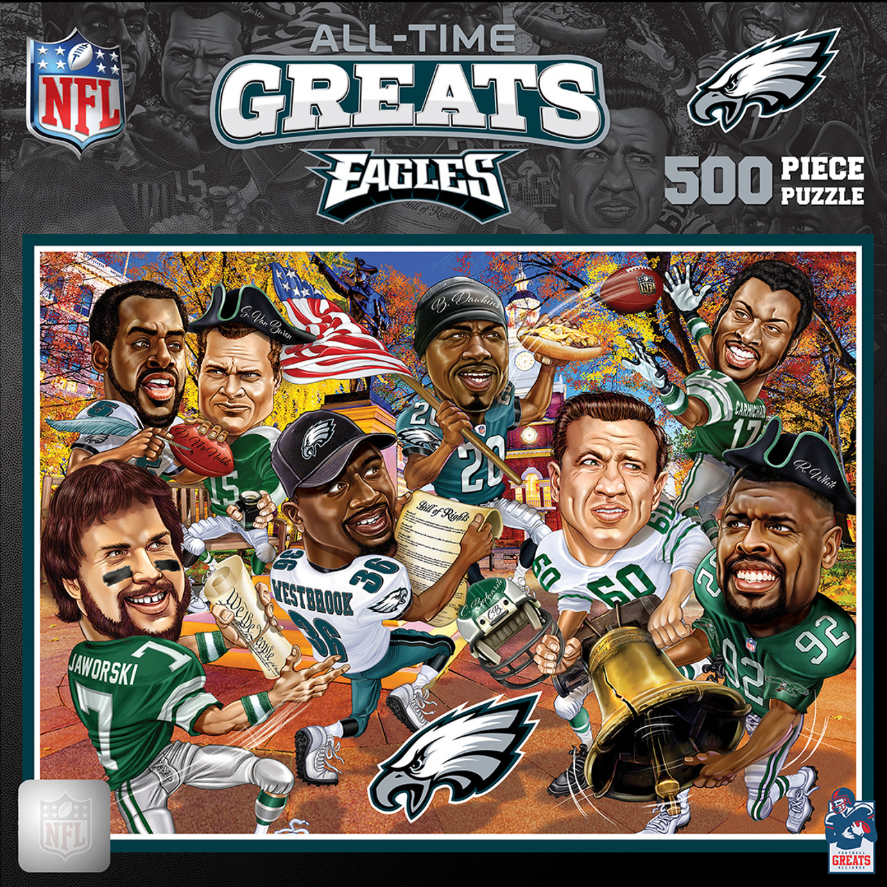 Philadelphia Eagles All-Time Greats Puzzle 500ct