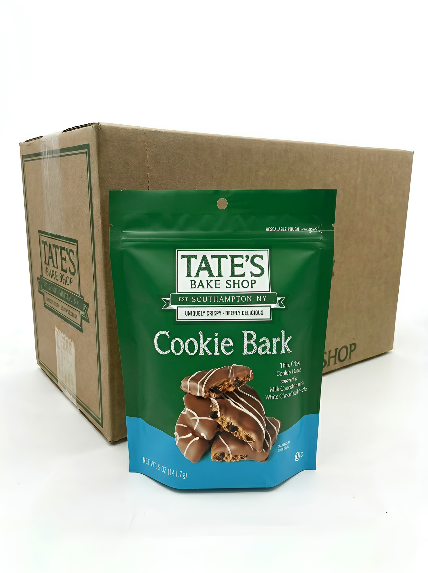 Tate's Bake Shop Cookie Bark Milk Chocolate  5oz 6ct