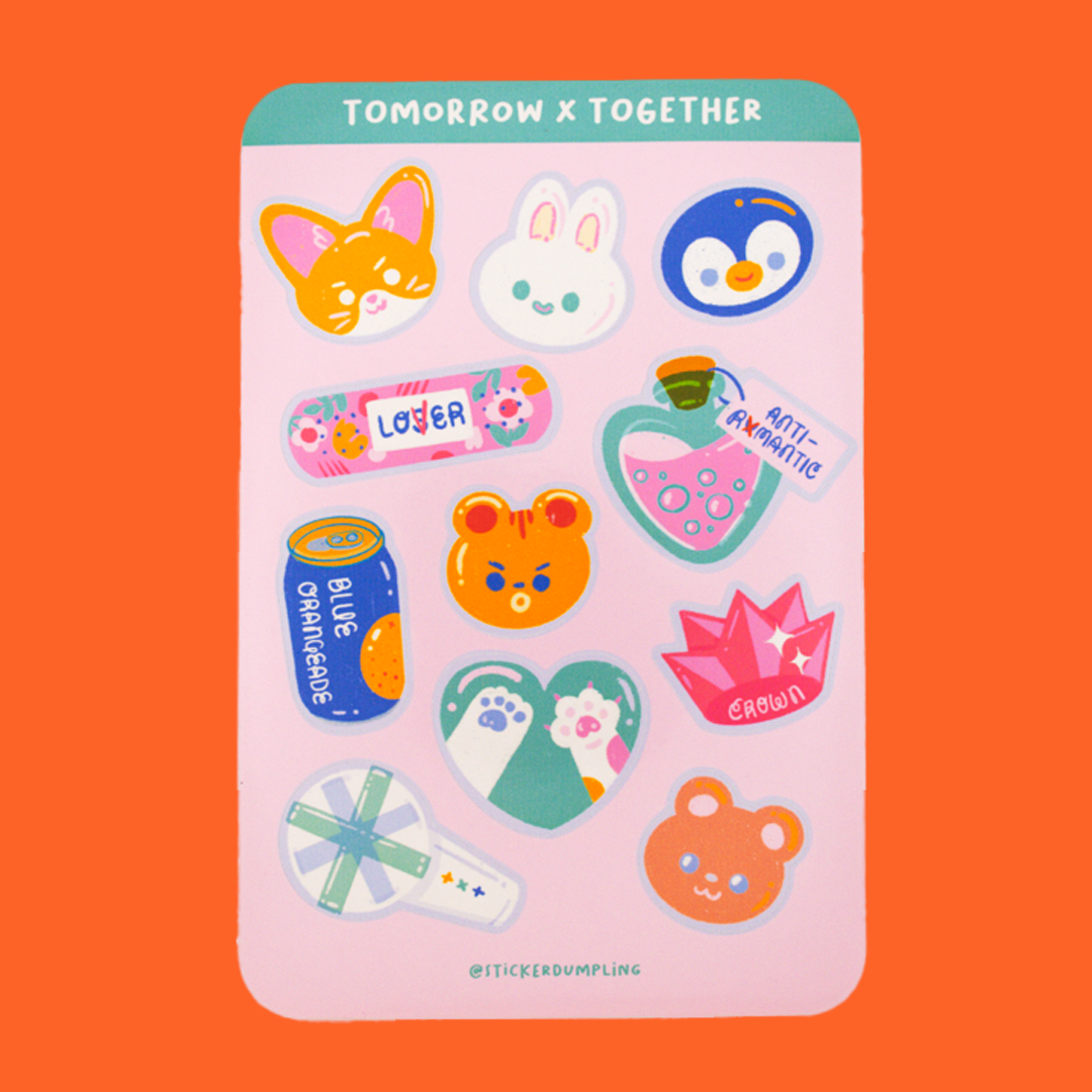 Tomorrow x Together Sticker Sheet