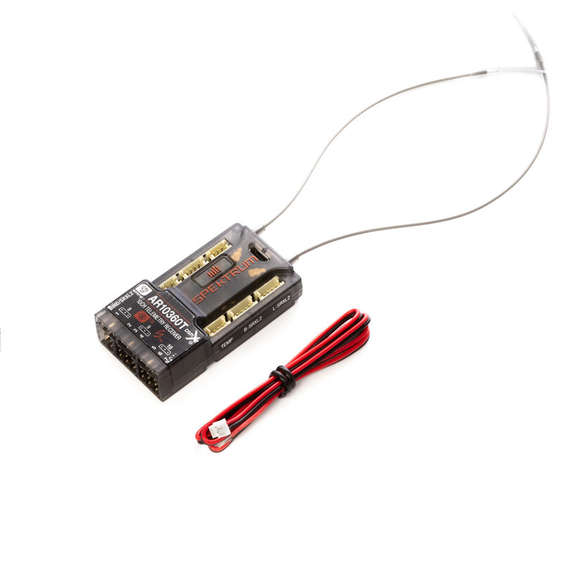 AR10360T 10 Channel AS3X & SAFE Telemetry Receiver SPMAR10360T SL-2R1(4)