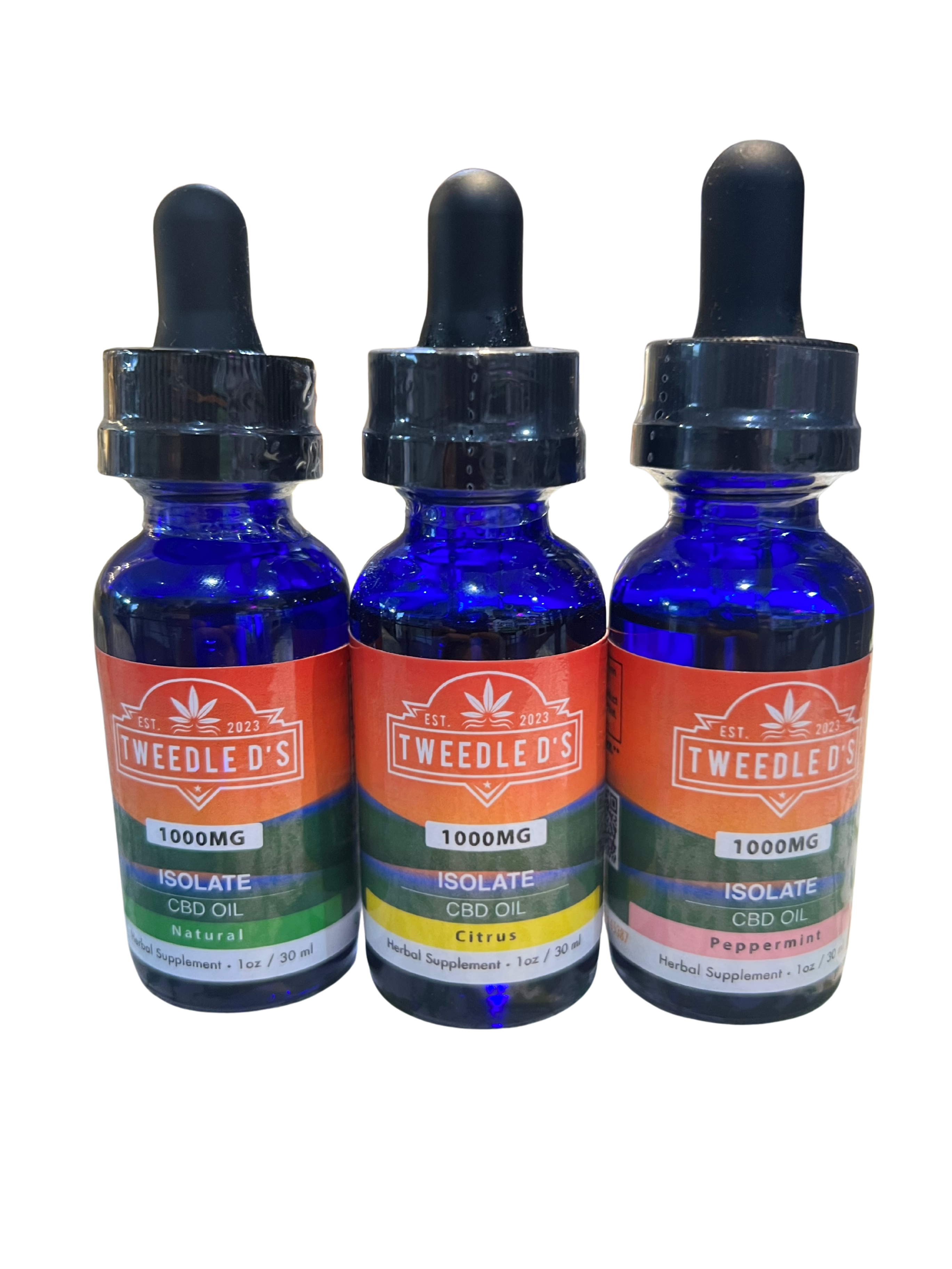 Isolate CBD Tincture - Peppermint, 1000mg