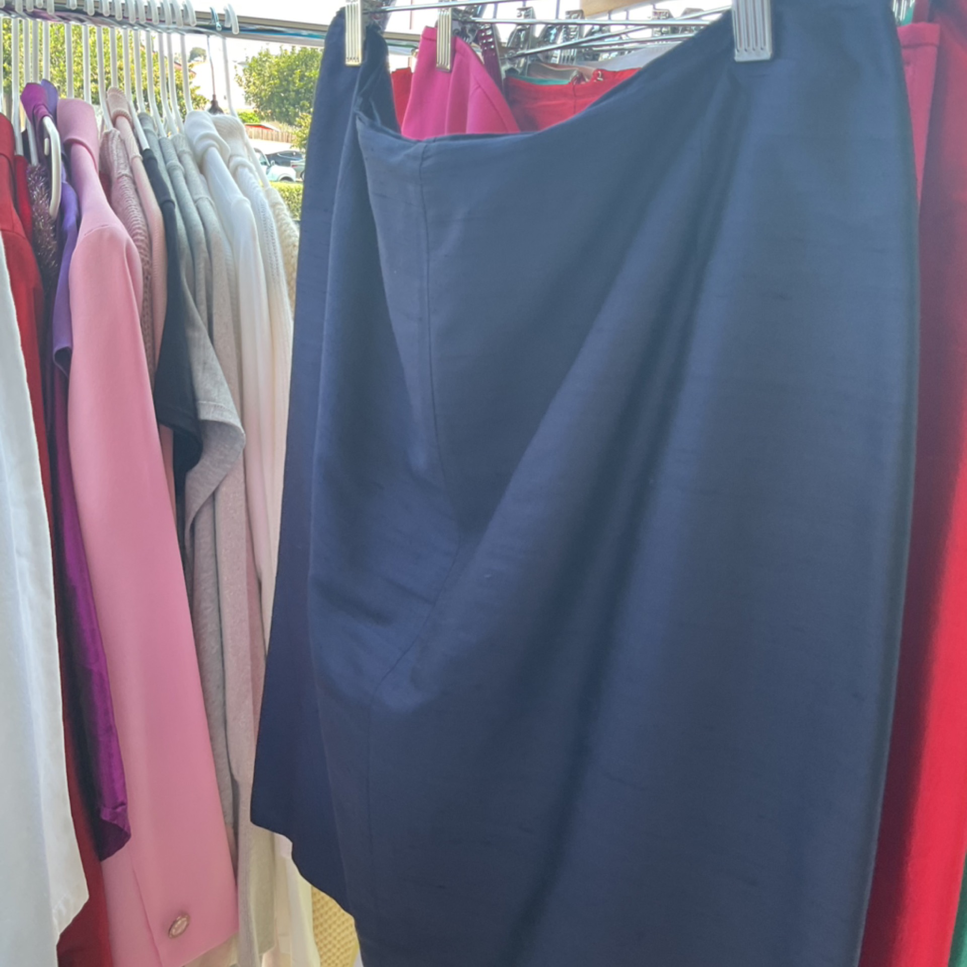 Navy Blue Skirt