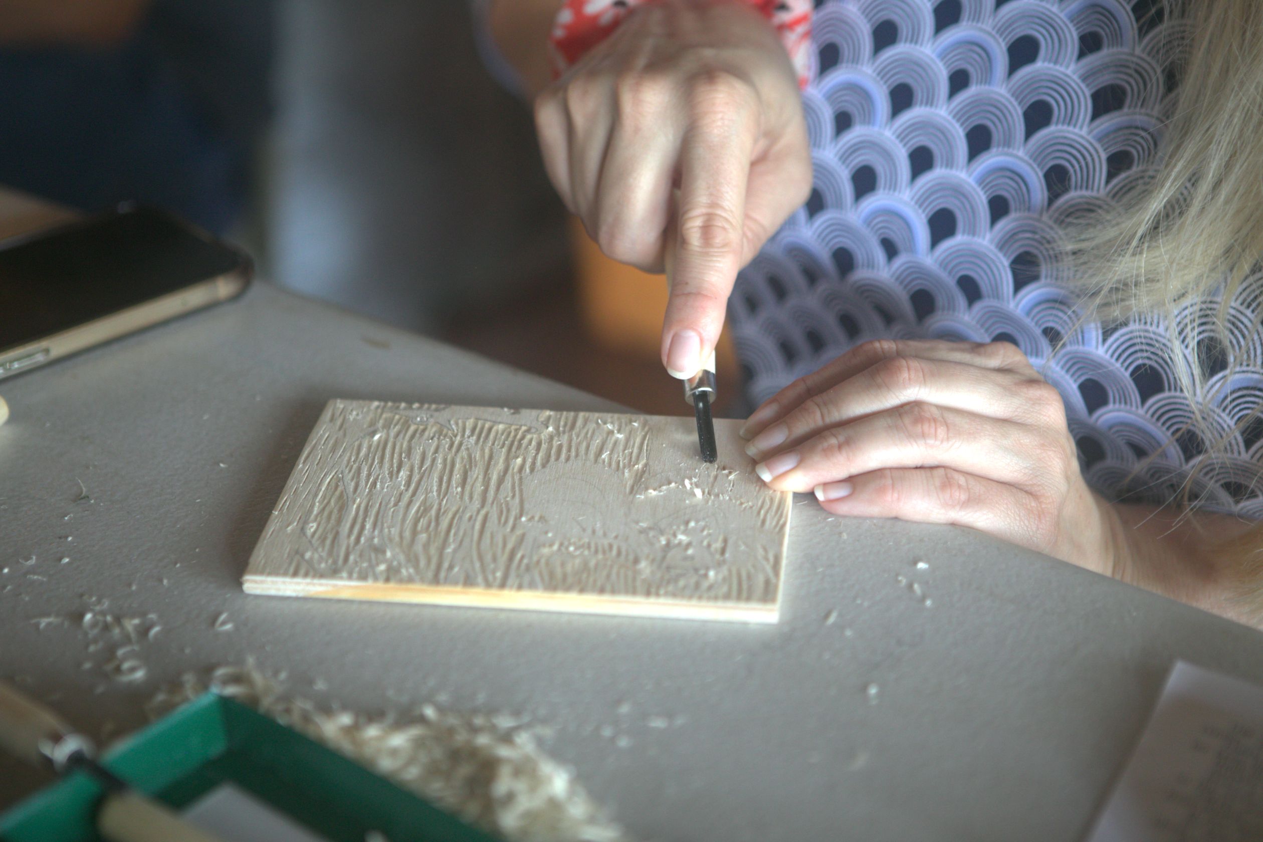 Woodblock Printmaking Workshop- August 23