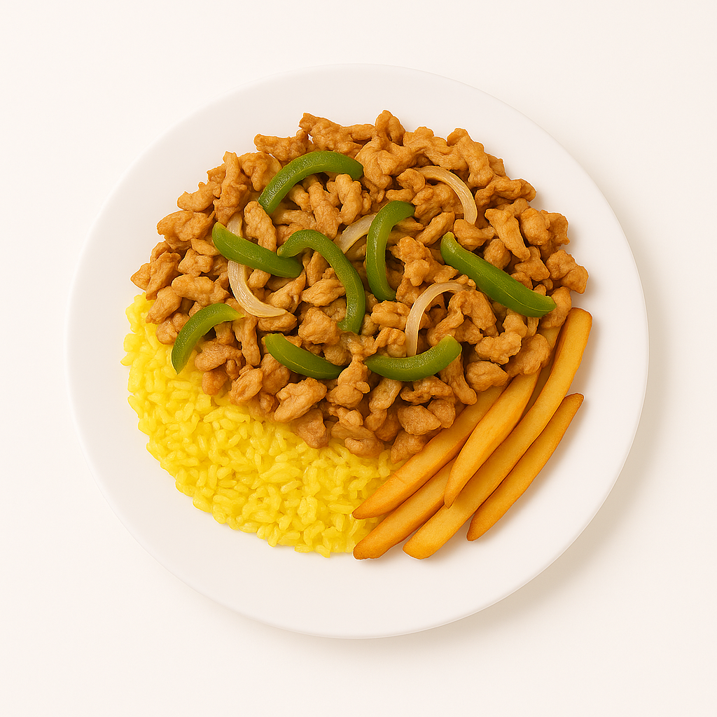 Philly Cheese Chicken on Half and Half