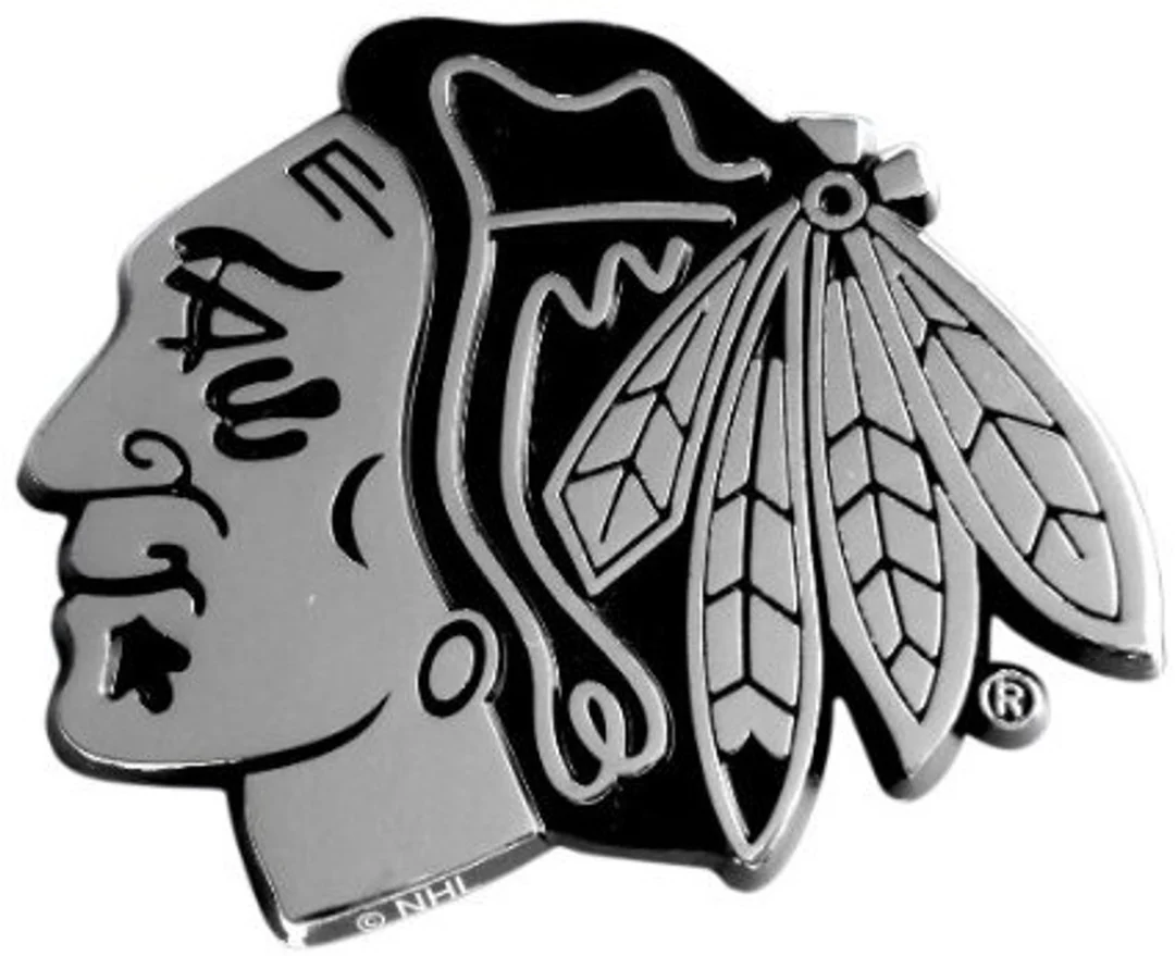 Chicago Blackhawks Premium Metal Auto Emblem