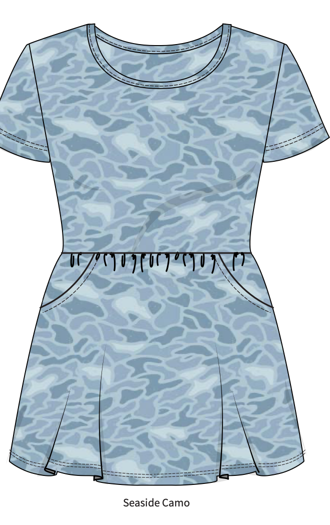 Seaside Camo Moxie Dress