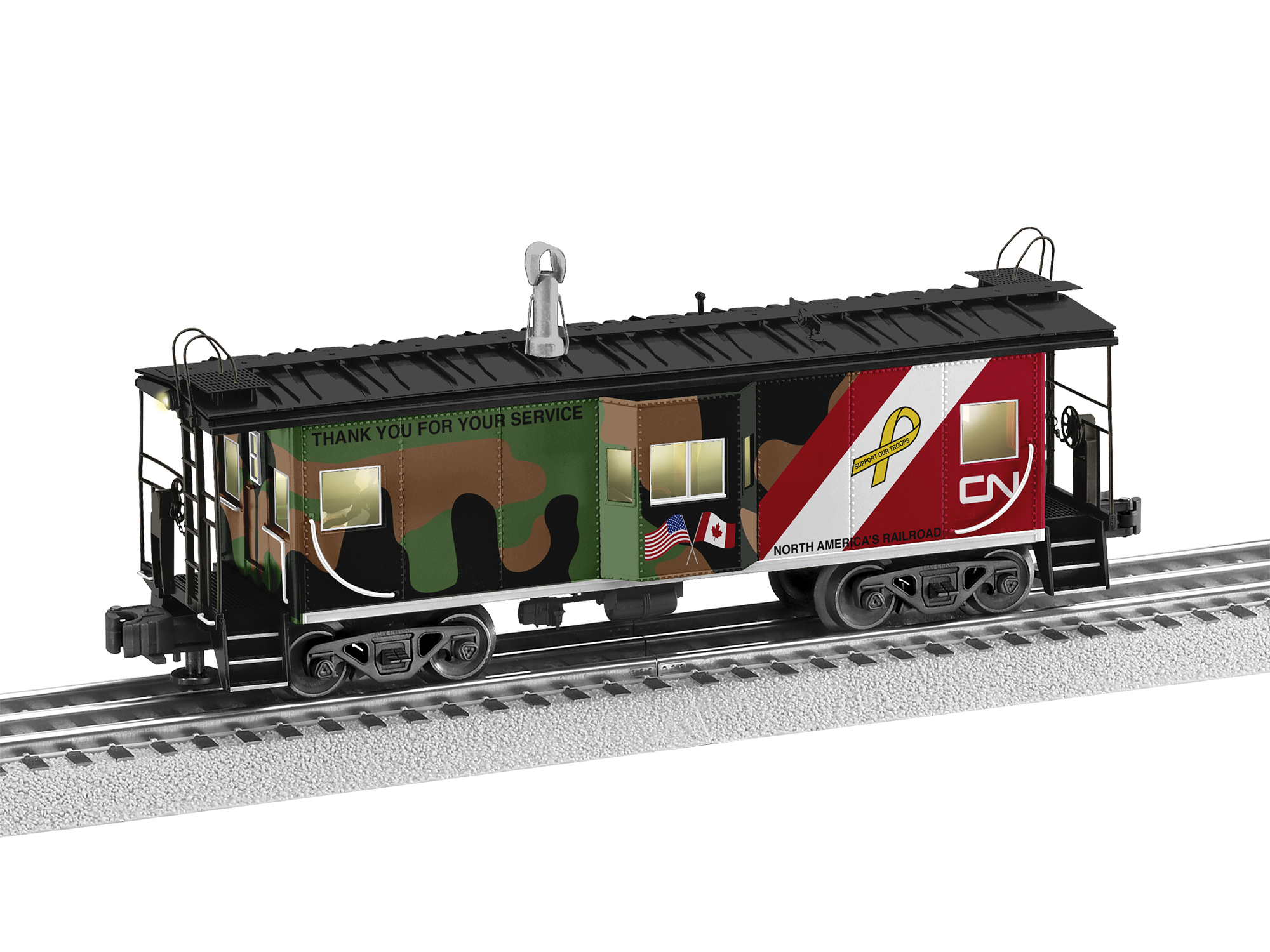 Lionel CN Veterans Bay Window Caboose 2226790 O Scale