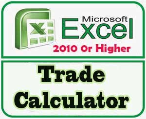 Trade Calculator Excel Version