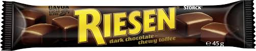 Storck Germany Riesen Dark Chocolate Toffee Bar 45g 24ct