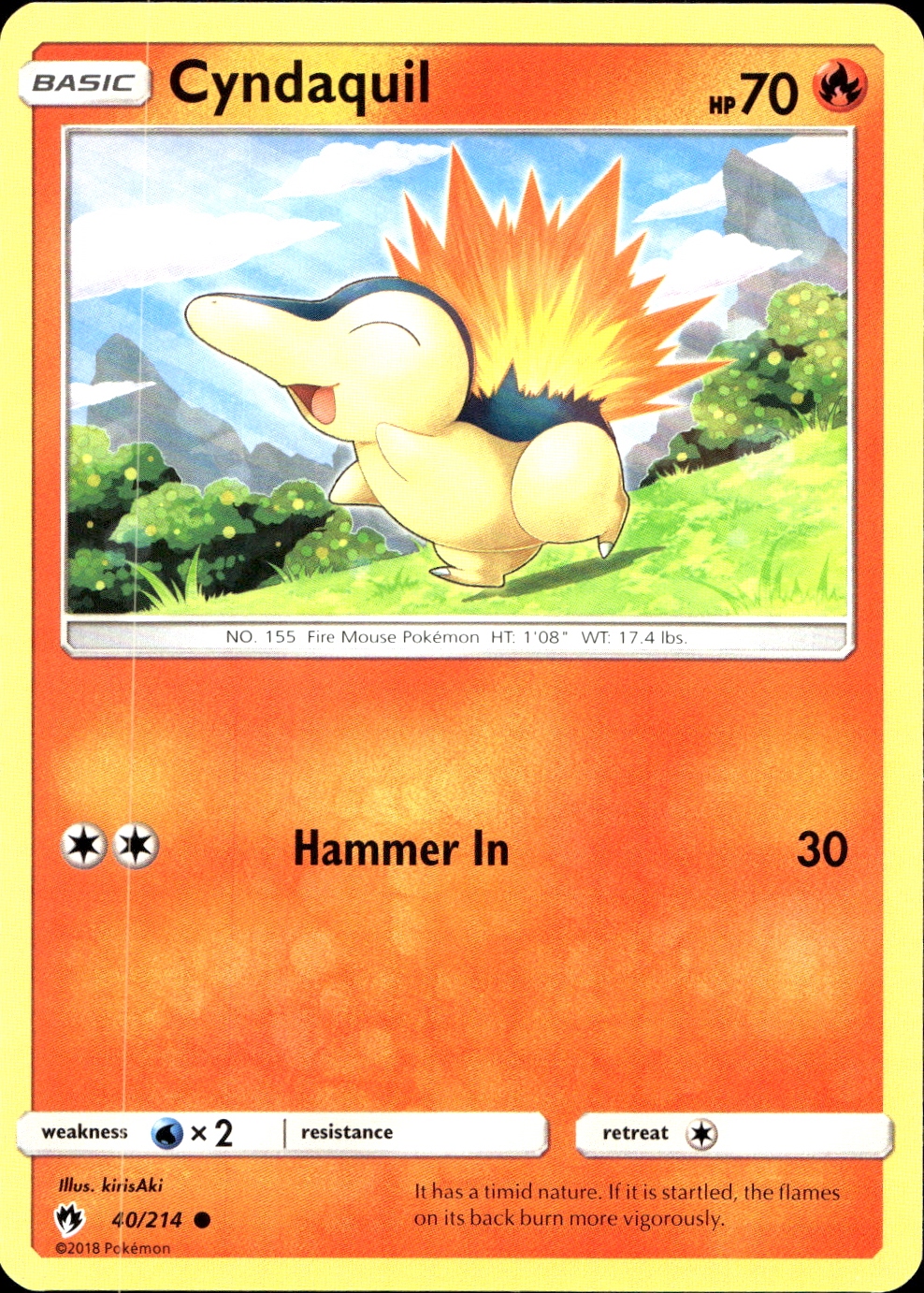 Cyndaquil - SM8 40