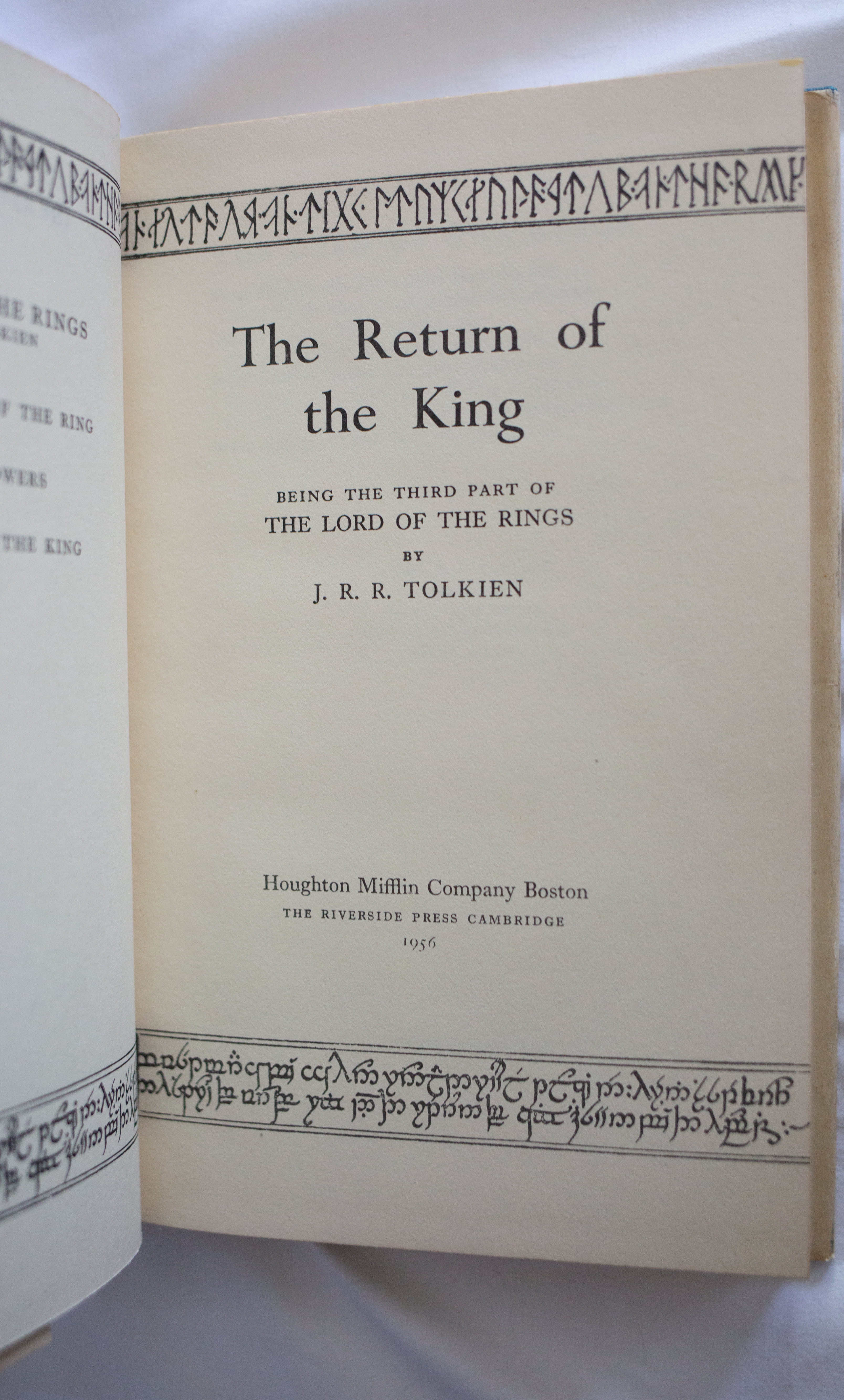 Tolkien, J.R.R. -- The Return of the King [Book]