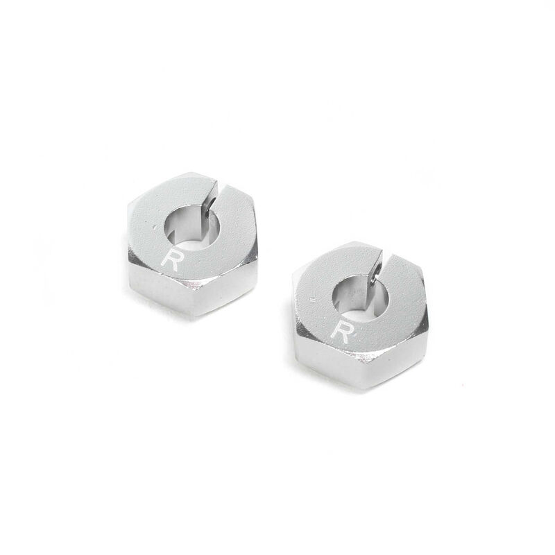 Clamping Rear Wheel Hexes Aluminum 22S LOS332006