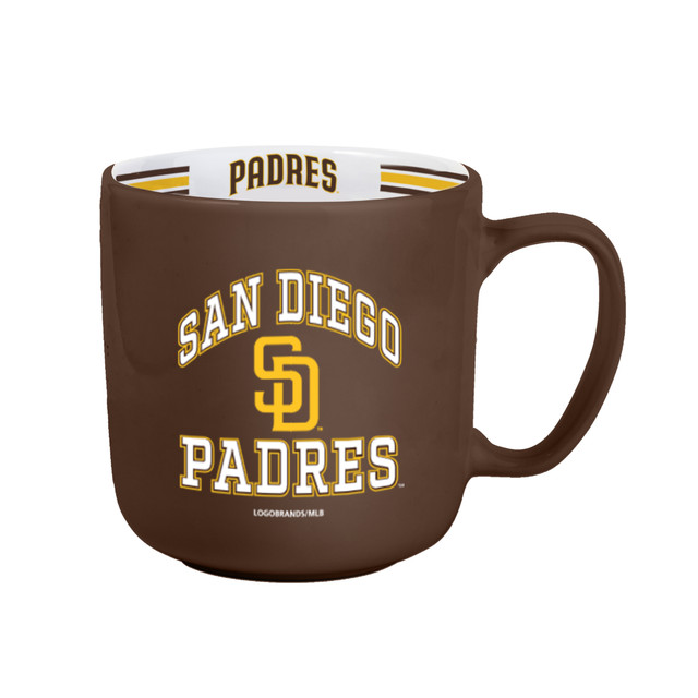 San Diego Padres Team Stripe Design Coffee Mug 15oz
