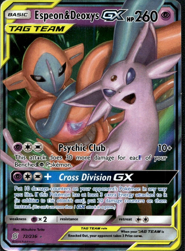 Espeon & Deoxys GX - SM11 72/236