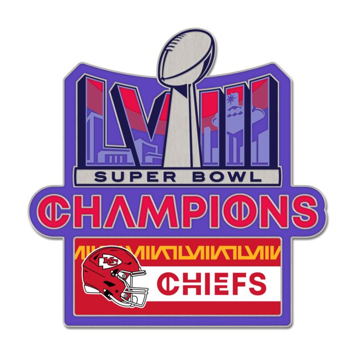 Kansas City Chiefs Super Bowl LVIII Champions Trading Pin