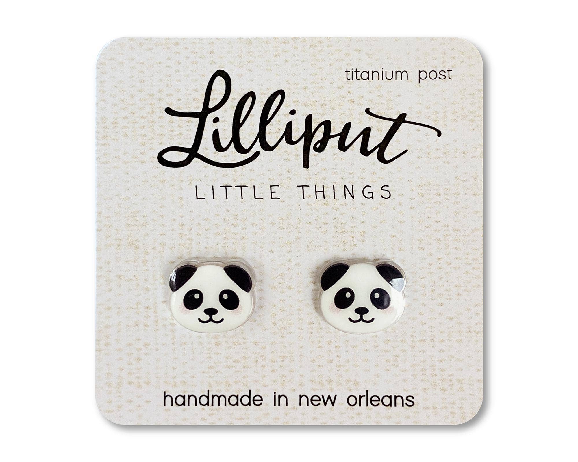 Panda Earrings // Cute Animal Earrings