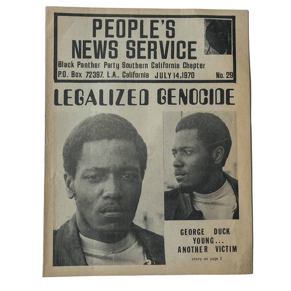 Black Panther  Party -- SC Chapter #29 [Magazine]