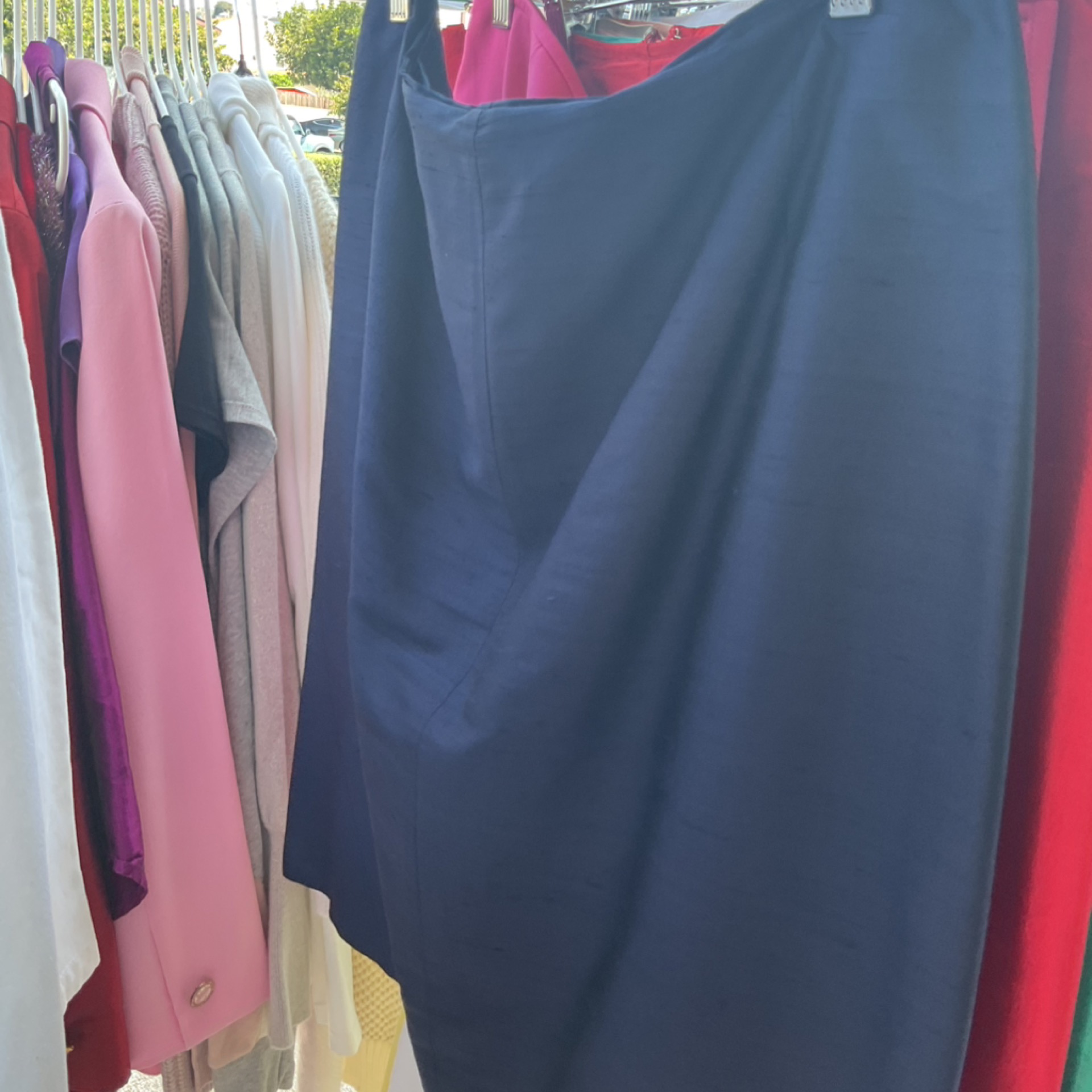 Navy Blue Skirt