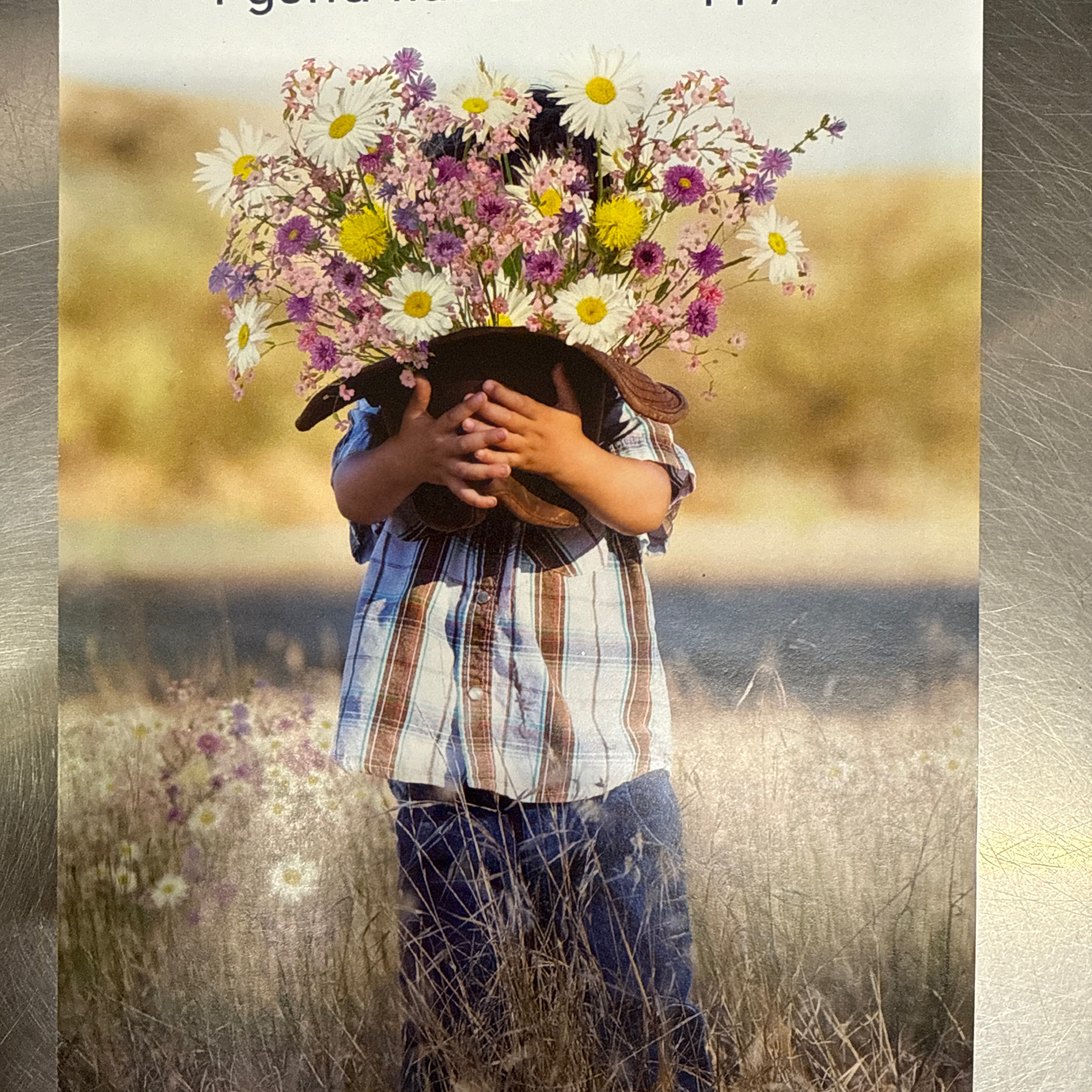 I gotta hat full of happy...