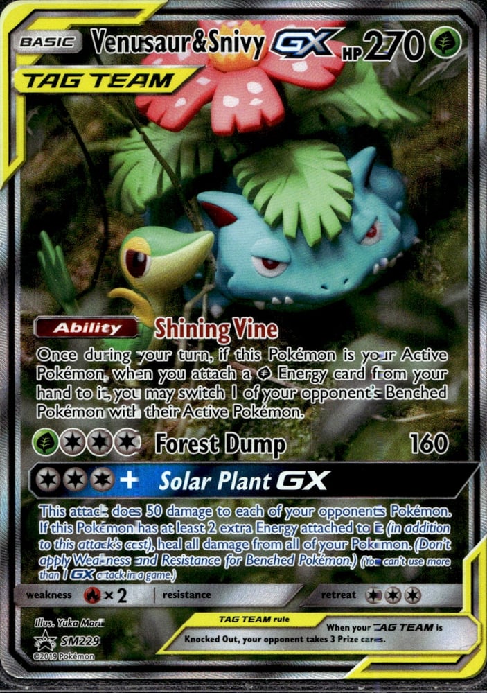 Venusaur & Snivy GX - SMP SM229/248