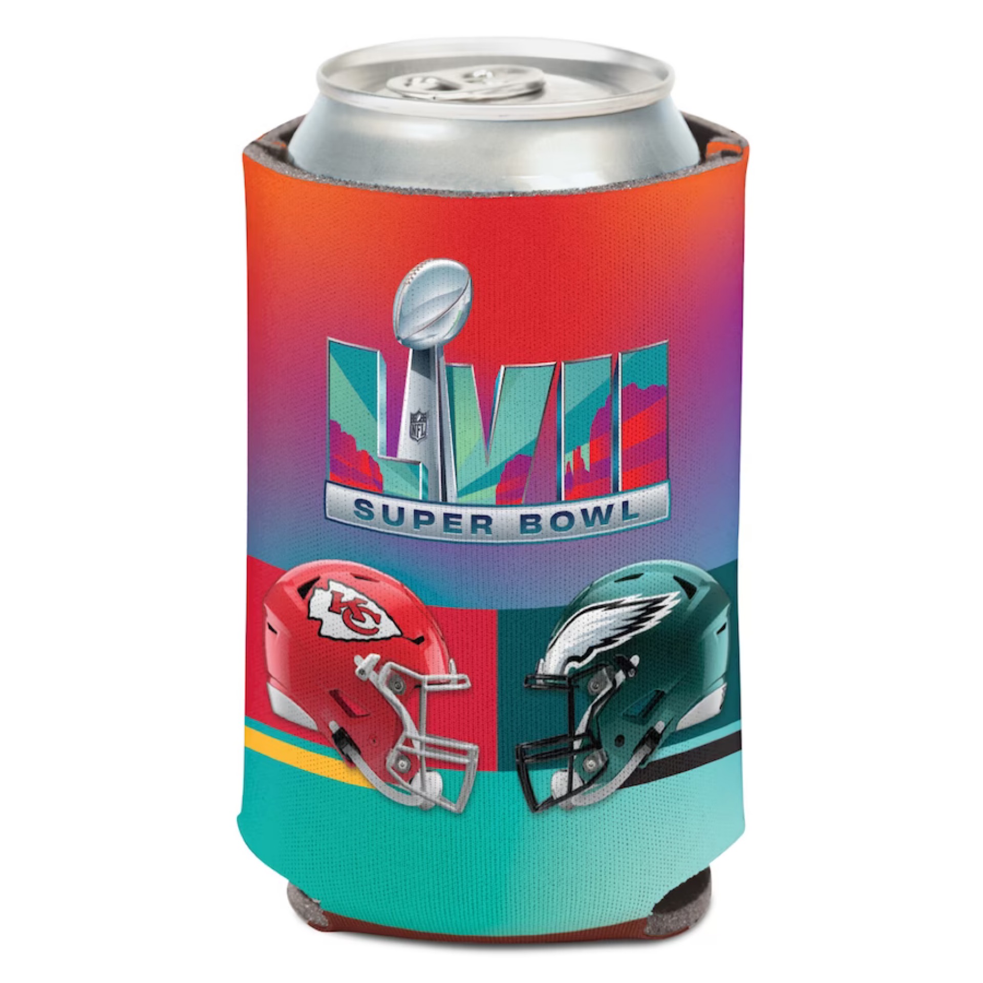 Kansas City Chiefs Vs Philadelphia Eagles Super Bowl LVII Can Cooler