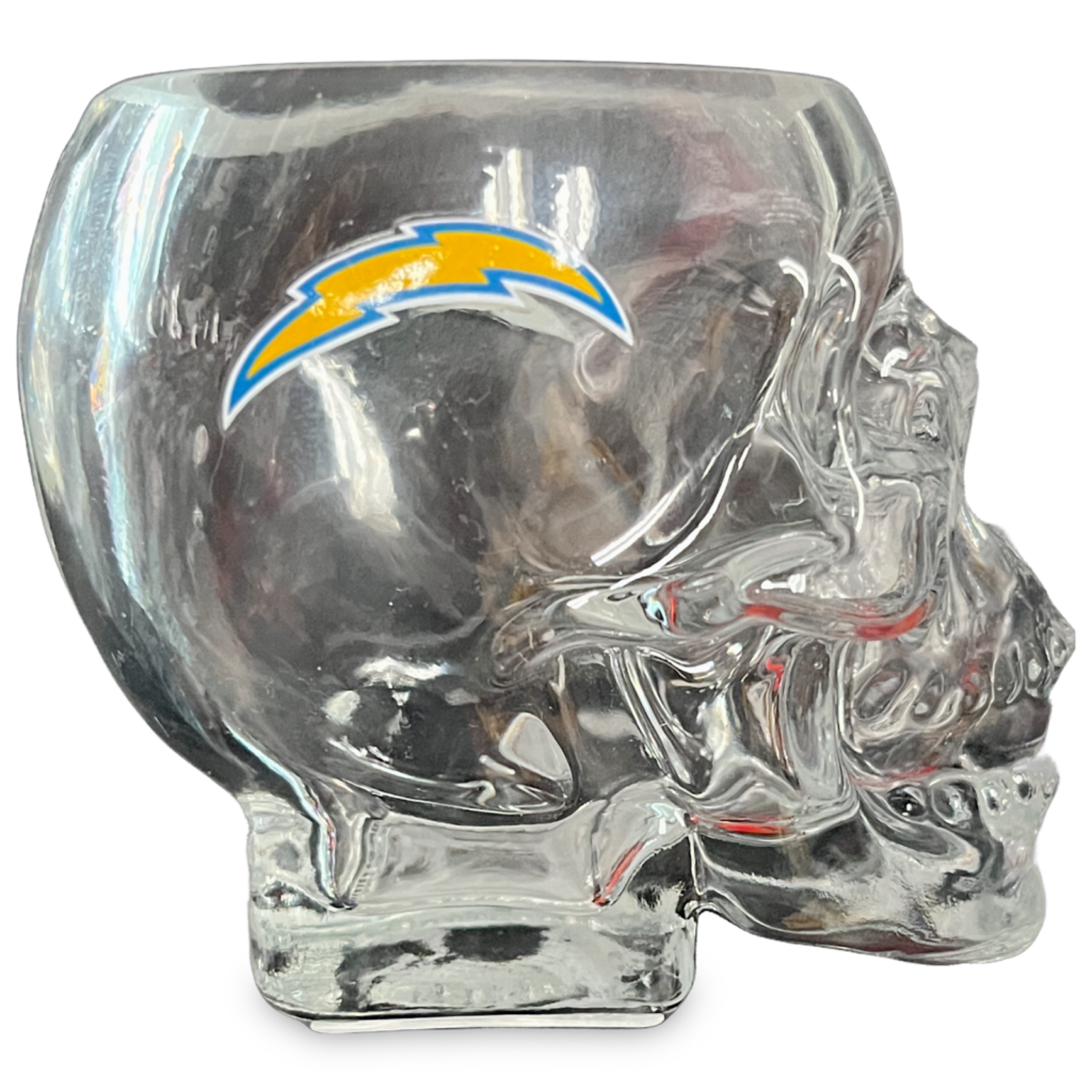 Los Angeles Chargers Skull Shaped Shot Glass