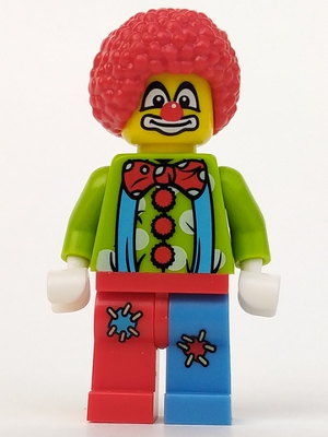 Col004 Circus Clown, Series 1 (Minifigure Only without Stand and Accessories)