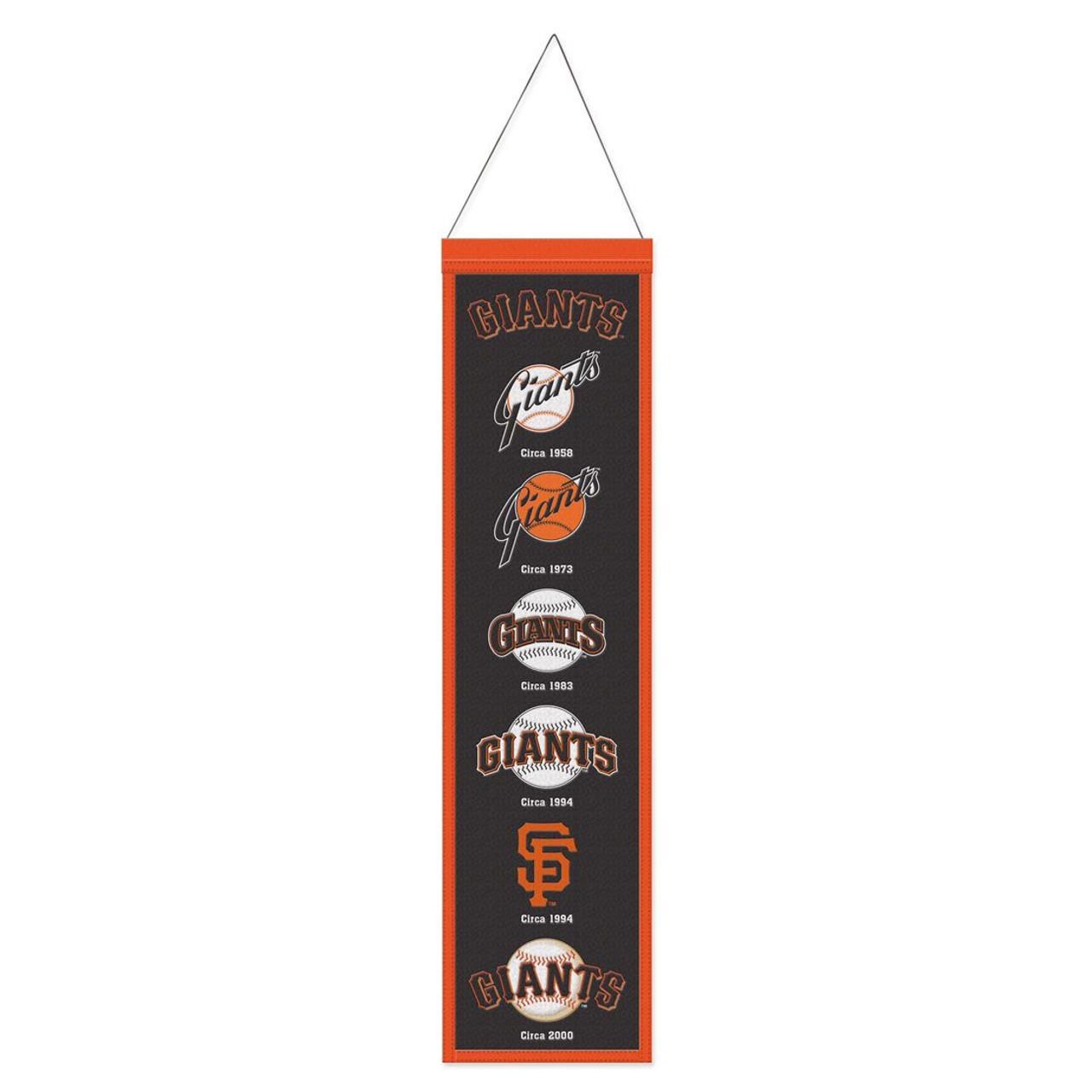 San Francisco Giants Wool Evolution Banner 8x32"