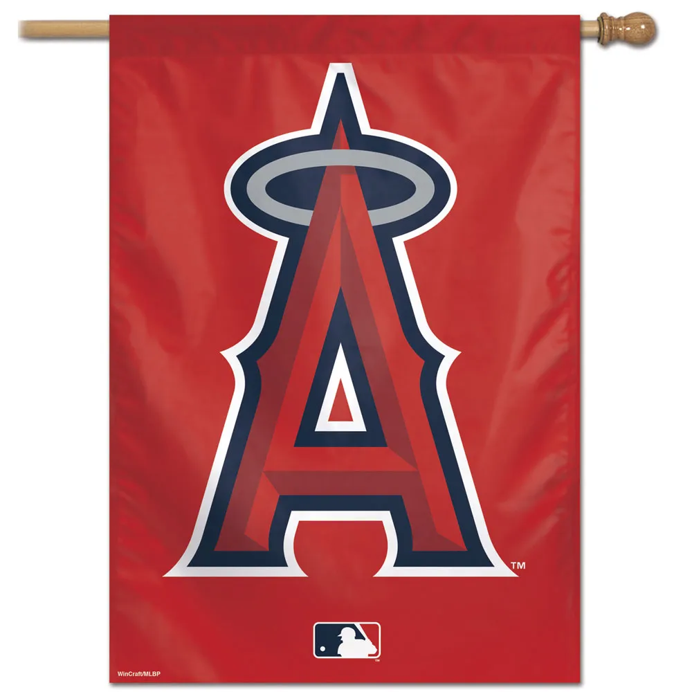 Los Angeles Angels Red Vertical House Flag 28x40"