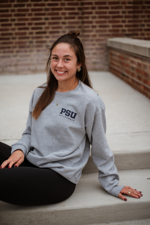 Grey Block Crewneck Sweatshirt