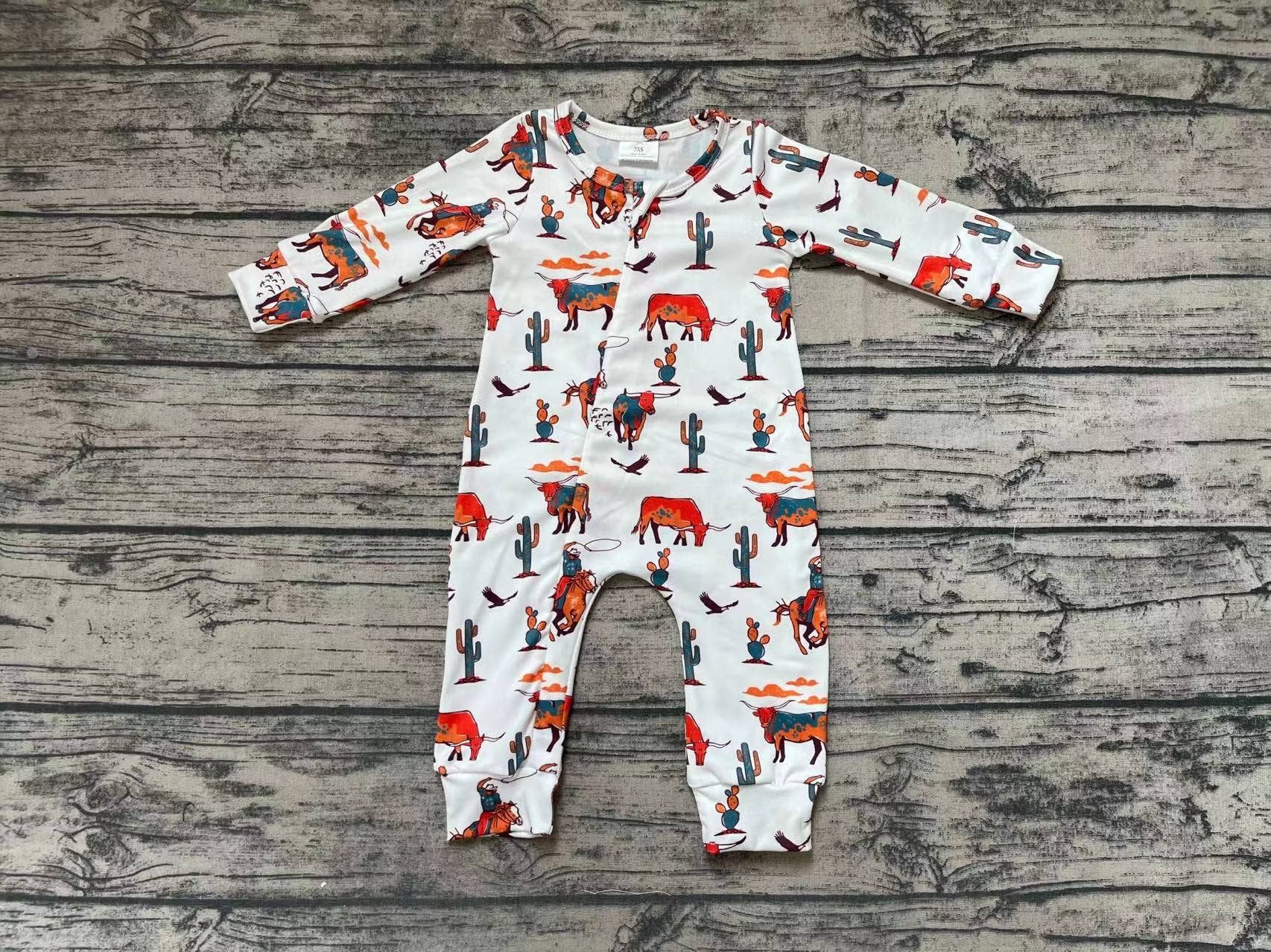 Western Zippered Romper