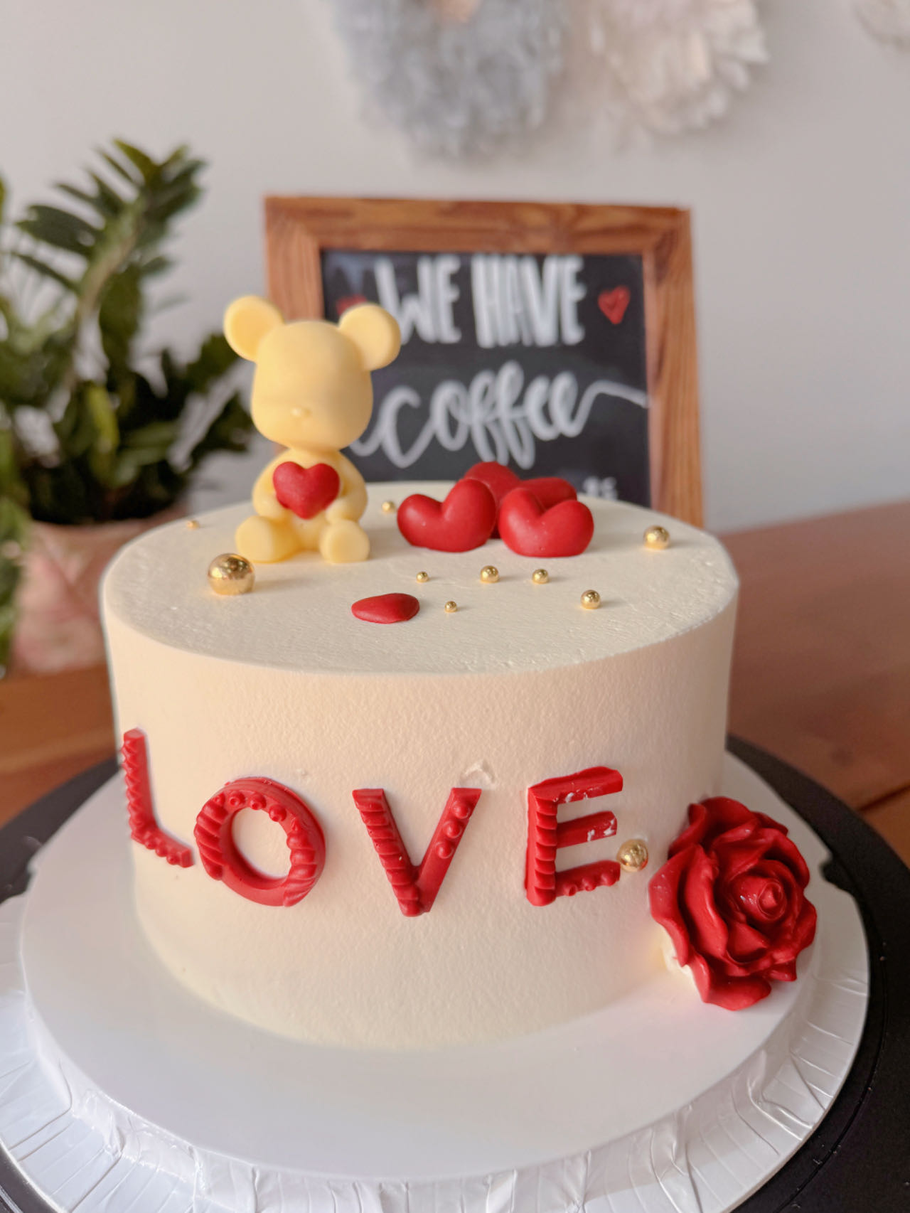 Valentine's Bear Cake