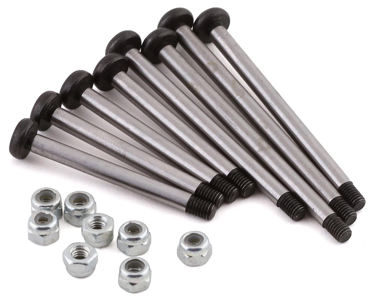 Hardened Polished Steel Lock Nut Style Hinge Pin Kit Traxxas