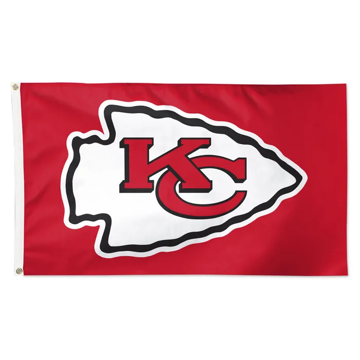 Kansas City Chiefs Red Primary Logo Flag 3x5'