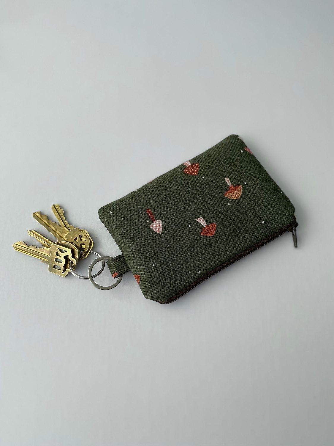 Keychain Pouch – Darling Mushrooms, photo 2 of 6