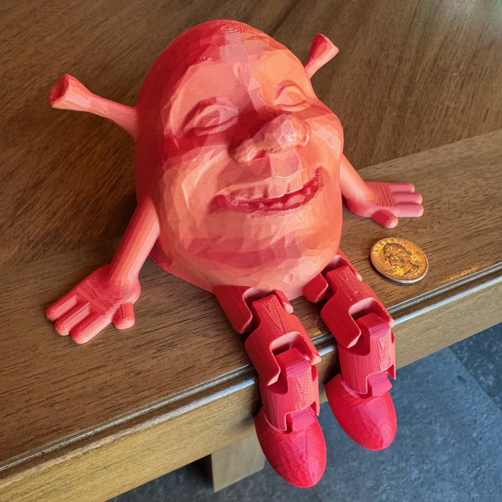 Shrek Buddy with Flexi Legs - Orange-Red