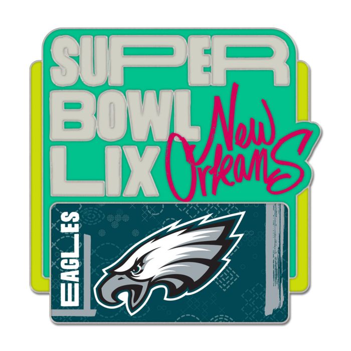 Philadelphia Eagles Super Bowl LIX Trading Pin