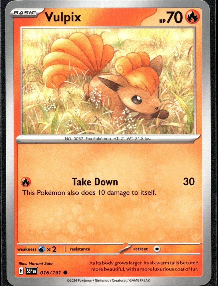 Vulpix - SV08 16/191