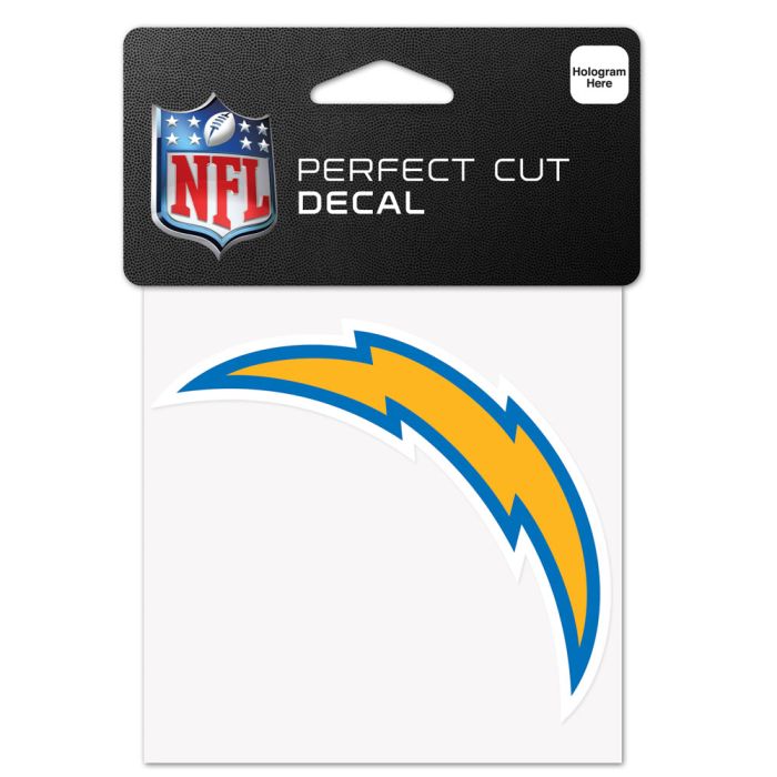 Los Angeles Chargers Perfect Cut Decal 4x4"
