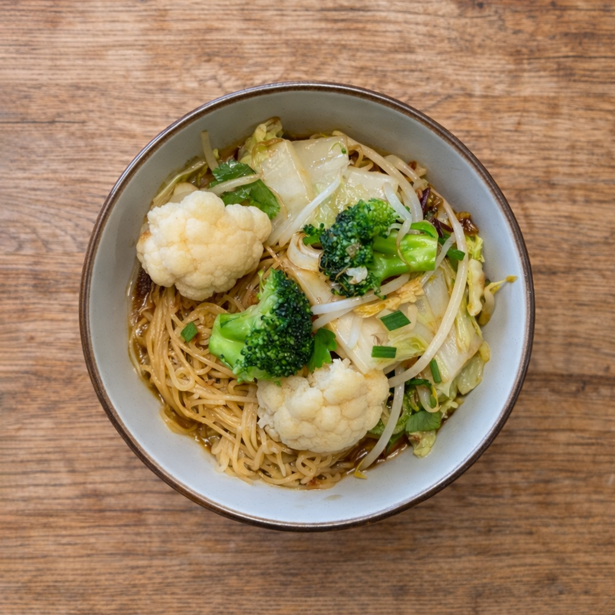 Mixed Vegetable Egg Noodle