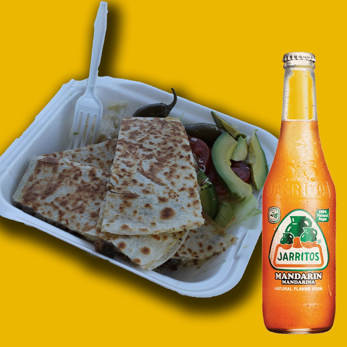 Combo 6: Quesadilla al Vapor from Tacos del Valle